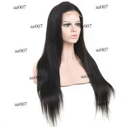Brazilian Human Virgin Full Lace Wig 12-26Inch Striaght Malaysian Natural Colour 150% Density Hair Products Original edition