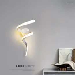 Wall Lamps Modern LED Lamp For Living Room Backgroud Bedroom Bedside Aisle Stairs Indoor Home Decor Sconce Lighting Fixture Luster