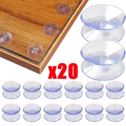 Plungers 5/20PCS Double Sided Suction Cup PVC Vacuum Nonslip Clear Sucker Pad for Glass Car Window Table Top Spacer DIY Soap Holder