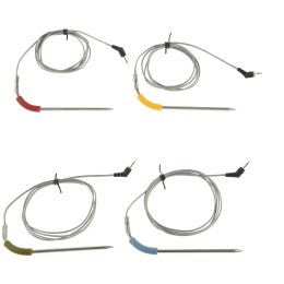Grills 2pcs/1set Grill Temperature Probe Replacement for Weber Igrill 2/3/Mini Series Stainless Steel Meat Internal Monitor Sensor BBQ