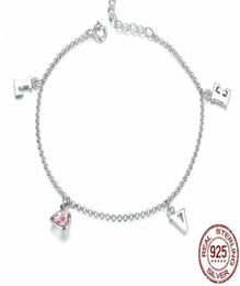 PB1 Silver plated Charm Bracelet for Women Chain & Murano Glass Beads Brand Bracelet Authentic Jewelry1186661