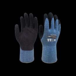 Gloves 1 Pair Anticut Gloves Level 5 Cut Resistant Gloves Certified Hand Protection, Latex Rubber Coated Gardening and Work Gloves