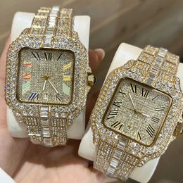 Designer Watch reloj watches AAA Quartz Watch Y Home Full Diamond Roman Series Mens and Womens Quartz Watch ws434