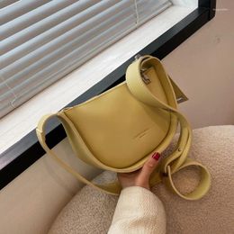 Evening Bags Burminsa Semicircle Saddle Shoulder Crossbody For Women Designer Brand Adjustable Wide Strap Girls Purses And Handbags