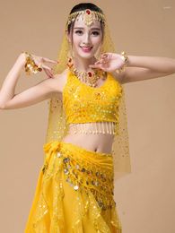 Stage Wear Dance Accessories Belly Performance Veil Headdress Xinjiang Set Exotic Scarf Cover Face