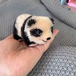 Dolls 5 Inch Full Body Silicone Panda Cute Lifelike Panda Reborn Panda