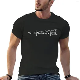Men's Tank Tops Veterinarian Heartbeat Funny Gift For Vet Tech Idea T-Shirt Heavyweight T Shirts T-shirts
