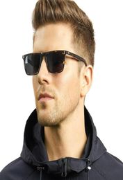 Carfia Mens Sunglasses Polarised Lenses Vintage Sun glasses 100 UV Protection 53572 Square 54mm with case5115109