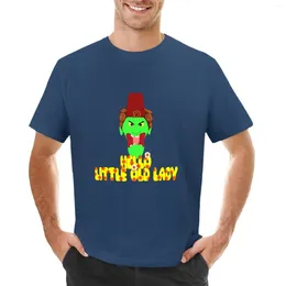 Men's Polos Kettle Witch-"Hello Little Old Lady" T-Shirt Plus Size Tops Summer Top Fitted T Shirts For Men