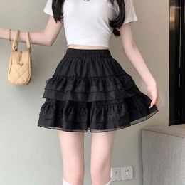 Skirts Ball Gown Short Summer Sweet Soft Girls Ballet Princess Style Lace Trendy Latest Sell Kawaii Dresses Maiden Miniskirt