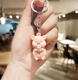 Cartoon Party Favour Keychain Astronaut Pendant PVC Bag Pendant Exquisite Car Key Chain Small Gift2678232