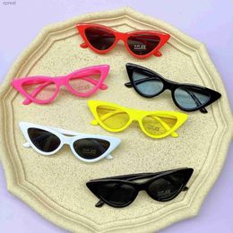 Sunglasses New Fashion Cat Eye Childrens Sunglasses Travel UV Protection Sunglasses for Boys and Girls WX