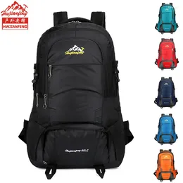 Backpack 60L Waterproof Climbing Rucksack Travel Packs Outdoor Sports Bag Hiking Camping Women Trekking For Male