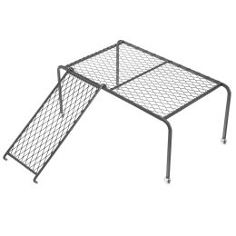 Cages 1 Set Chicken Coop Platform Hollowout Design Rutin Chicken Platform with Ladder