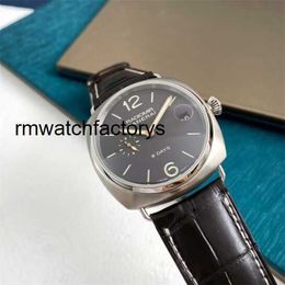 Diving Wrist Watch Panerai RADIMIR Series Mechanical Swiss Watch Calendar Shows Men's Watch 45mm Manual Mechanical PAM00346