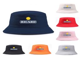 Summer RICARD Bucket Hats Unisexe Man Women Cotton Ricard Fisherman Caps Girl Boy Outdoor Sport Chapeau Bob Ricard Panama Hat 22064054416