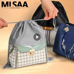Storage Bags Moisture-proof Drawstring Pocket Multipurpose Protected Innovative Top Reliable Exclusive Bag Quality Breathable