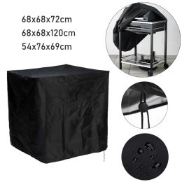 Grills Waterproof BBQ Grill Cover Barbeque Cover Anti Dust Rain UV For Gas Charcoal Electric Barbecue Accessories Outdoor Garden