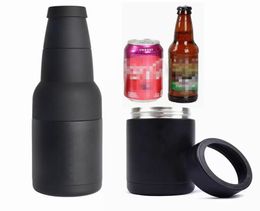 Beer Bottle Can Cooler Tumblers Vacuum Insulated Double Walled Stainless Steel Wine Bottles Cooler with Opener YYFA6093977666