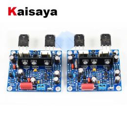 Accessories 2pcs HiFi MX50 SE KEC SANKEN 2.0 dual channel 2x 100W Stereo Power amplifier DIY KIT and finished board