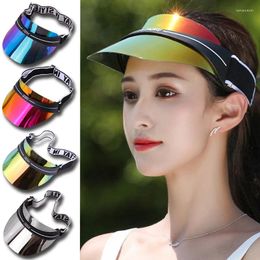 Berets Summer UV Resistant Multi-color Open Top Sunshade Hat For Women And Men's Outdoor Fashion Sports Protective Beach Cap
