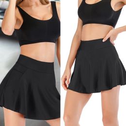 Separates Womens Swim Skirt High Waisted Swimsuit Cover Up Skirt Solid Colour Bikinis Bottoms Lady TummyControl Bathing Suit Skirt