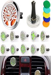 Aromatherapy Home Essential Oil Diffuser For Car Air Freshener Perfume Bottle Locket Clip with 5PCS Washable Felt Pads fragrance a3696534