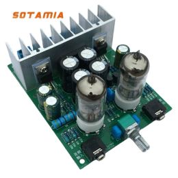 Amplifiers SOTAMIA 6J1 Tube Amplifier LM1875T Power Amplificador 30W Preamp Bile Buffer Headphone Amplifier DIY Kits Super LM3886 TDA7294