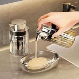 Storage Bottles Refillable Hands Foaming Soap Dispenser Push-type With Pump Shampoo Plastic Dish Container Bathroom