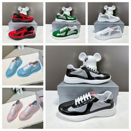 mens designer shoes wholesale americas cup mens designer casual shoes low top soft rubber patent leather pink black white red green america