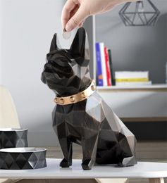Resin Coin Dog Statue Money Box For Kids Gift Cash Save Safe Box Money Storage For Children Birthday Gift Savings Box For Coins 224411320