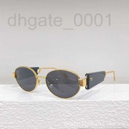 Sunglasses Designer 24 metal frame oval frame sunglasses for women 5688 high-end and UV resistant versatile sun glasses E8QH