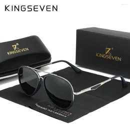 Sunglasses KINGSEVEN 2024 Classic Polarised Men's Driving Fishing Male Sun Glasses Eyewear UV Blocking Oculos Vintage