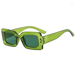 Sunglasses Vintage Small Square For Women Men Fashion Trendy Rectangle Eyewear Retro Party Hip-Hop UV400 Shades Glasses Oculos