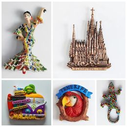 Spain Travelling Souvenirs Marbella Malaga Fridge Magnets Euskadi Torremolinos Lioret De Mar Potes Stickers Wedding Gifts 240506