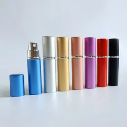 Storage Bottles 3/5/7pcs 5ml Refillable Portable Mini Perfume Bottle Atomizer Spray Traveller Aluminium Empty Parfum