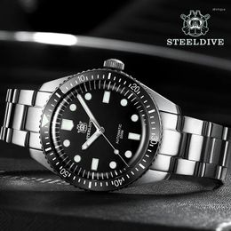 Wristwatches Steeldive Brand SD1965 Arrival 2024 High Quality 200M Water Resistant Automatic NH35 Dive Watch