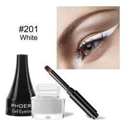 Eyeliner 10Colors Eyeliner Gel Quick Dry Lasting Eye Liner Cream With Brush Eyes Makeup Waterproof Antisweat Cosmetics Maquillaje Makeup