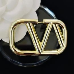 Luxury Womens Designer Brooches Design Brand Letter Brooch Pin Gold-plated Inlay Crystal Jewellery Charm Pins Marry Wedding Party Gift Accessorie