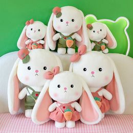 New Couple Carrot Rabbit Doll Plush Toy Little White Rabbit Doll Grab Machine Doll mascot