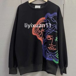 Medusa Hoodies Sweatshirts Autumn And Winter Designer Hoodie Trendy Long Sleeve Luxury Hoodie Net Red Half Face Medusa Ins Printed Base Coat Medusas Sweater 134