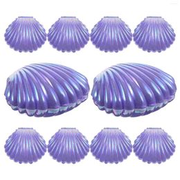 Plates 10 Pcs Candy Box Organizer For Adults Chocolate Small Trinkets Dish Pp Plastic Seashell Holder