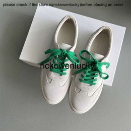 the row shoes row Pure the new style leather splicing round head fashion board shoes lace up flat bottomed casual moral training shoes SP2X