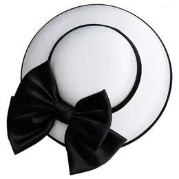 Berets Retro Top Hat Bowler Party Dress Cap French Wedding Female Women White Banquet Miss