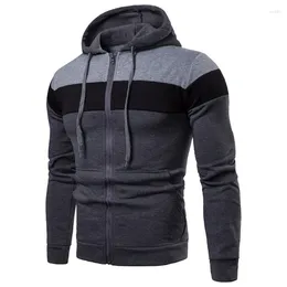 Men's Hoodies 2024 Foreign Trade Spring And Autumn Season Zipper Coat Fashion Sports Leisure Sweater Top