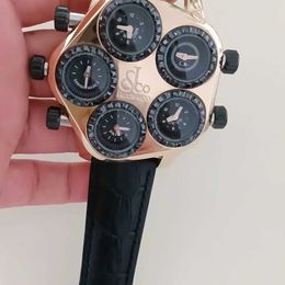 Designer Luxury Automatic Mechanical Watch Jkco Czech Leopard Fashion Mens Belt Water Diamond Watches For Men Movement TZPO