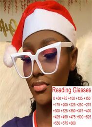 Sunglasses Oversized White Cat Eye Reading Glasses Women For Hyperopia Vision Transparent Clear Lens Presbyopia Oculos De Grau3899921