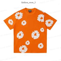 Designer T-shirts Polos Shorts Men Women Hawaii Denim Teers Shirt Tear Short Sleeve Streetwear Mens Tshirts Clothing Summer Cotton Multicolour Denim Short 938