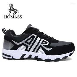 Running Shoes Homass Outdoor Non-slip Men Summer Breathable Athletic Trainer Sport Mens Pu Leather Trend Sneakers