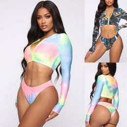 Designer Women Bikini Two pieces Sets Female Sexy Floral Print Plus size Swimwear Clothing Youth Girls Push Up Cover Up Beach Swimsuit Bathing Suit Thongs Top Biquini